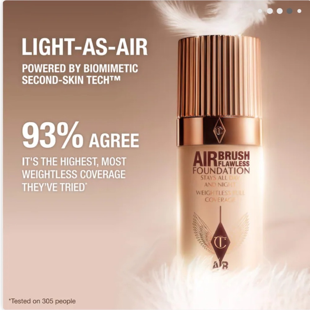 NIB Charlotte Tilbury Airbrush Flawless Foundation 9 Neutral 16 Cool - Picture 4 of 13